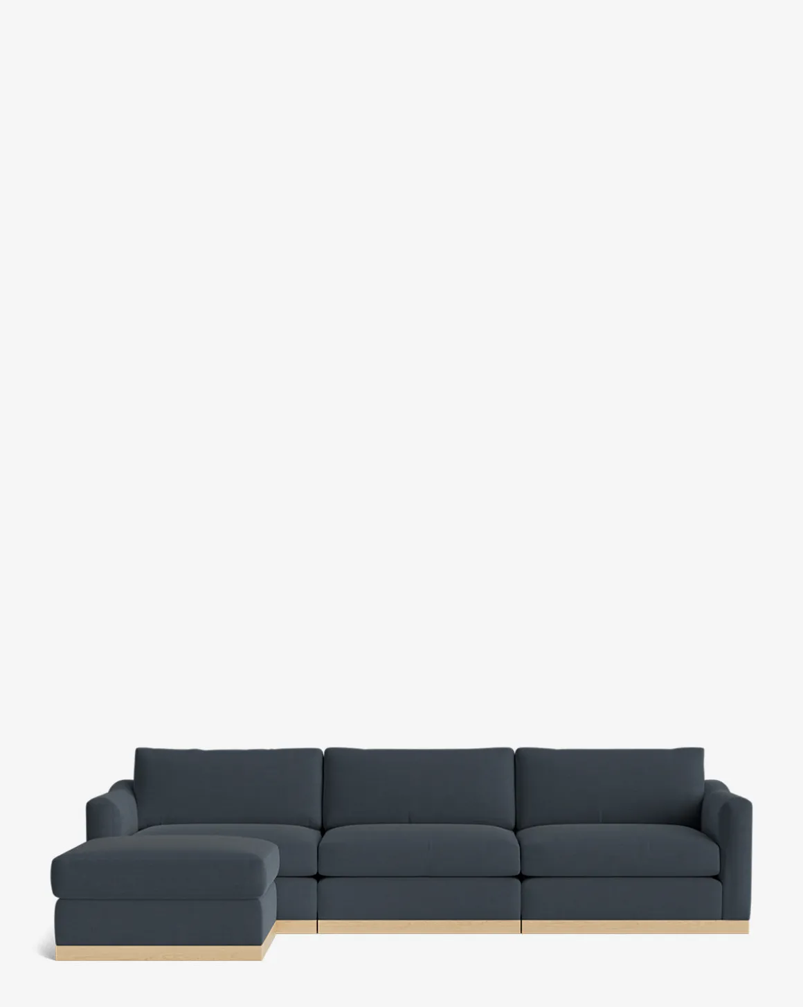 Vernon Modular Sofa with Ottoman 121"