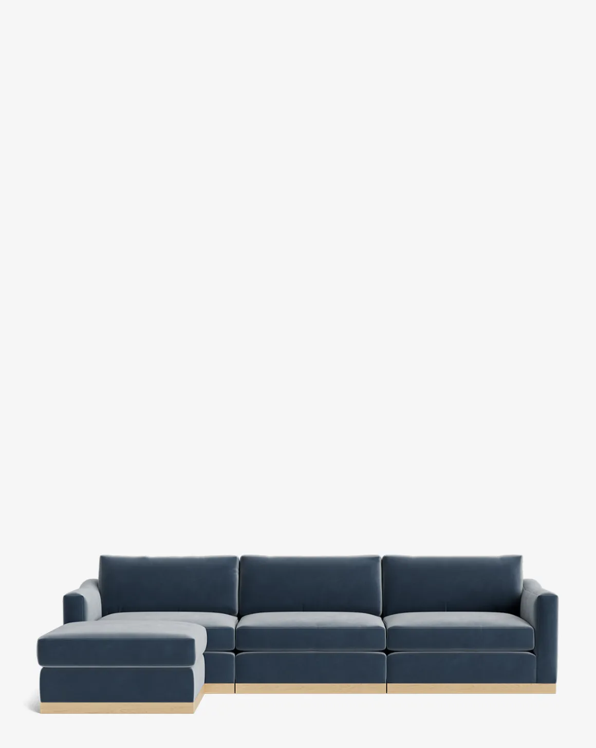 Vernon Modular Sofa with Ottoman 121"