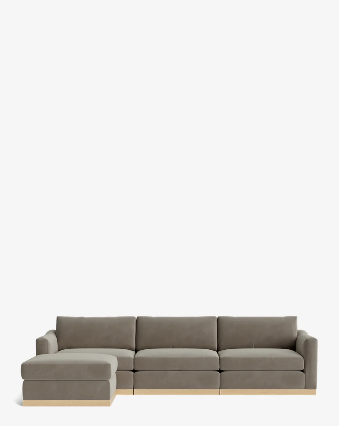 Vernon Modular Sofa with Ottoman 121"