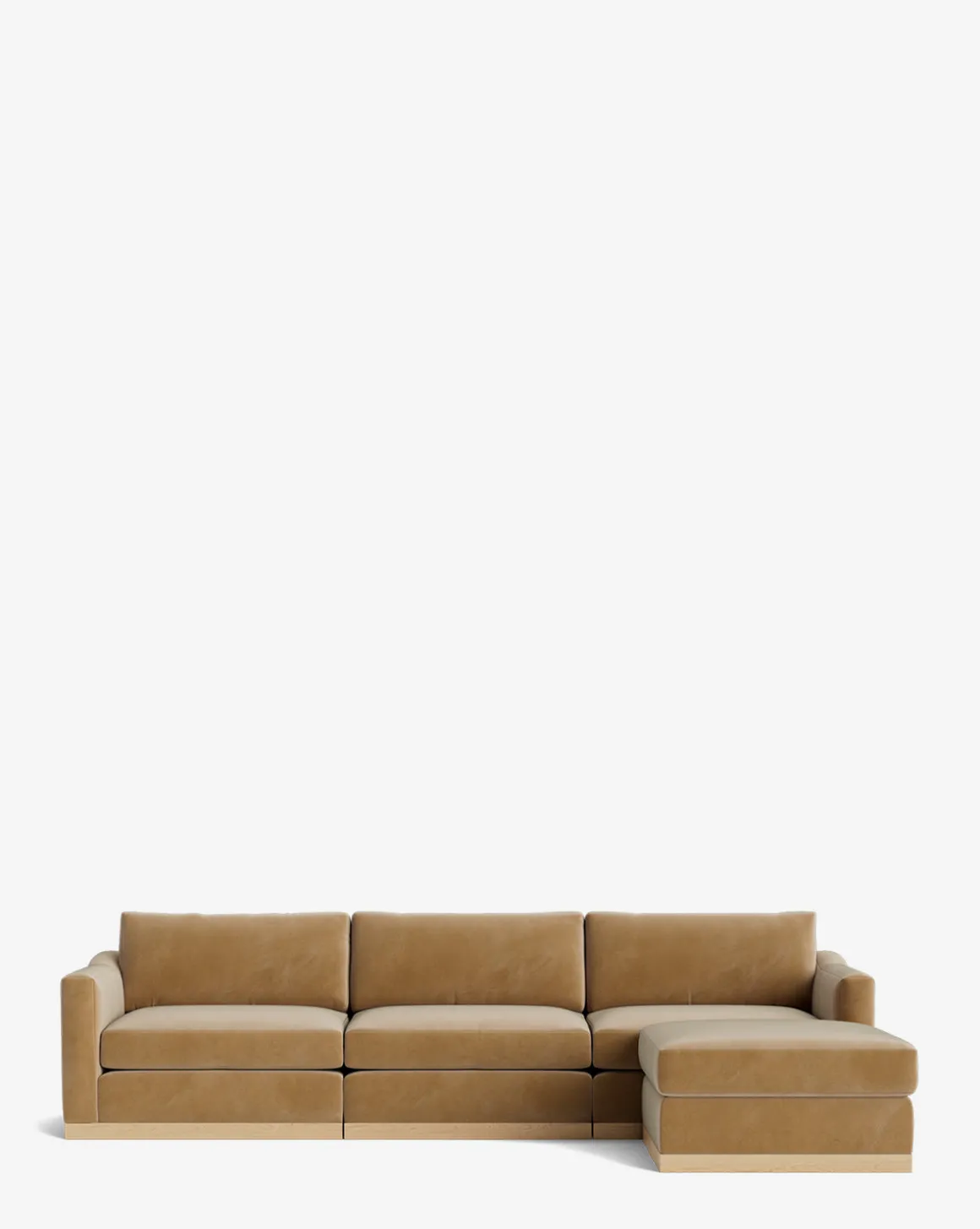 Vernon Modular Sofa with Ottoman 121"