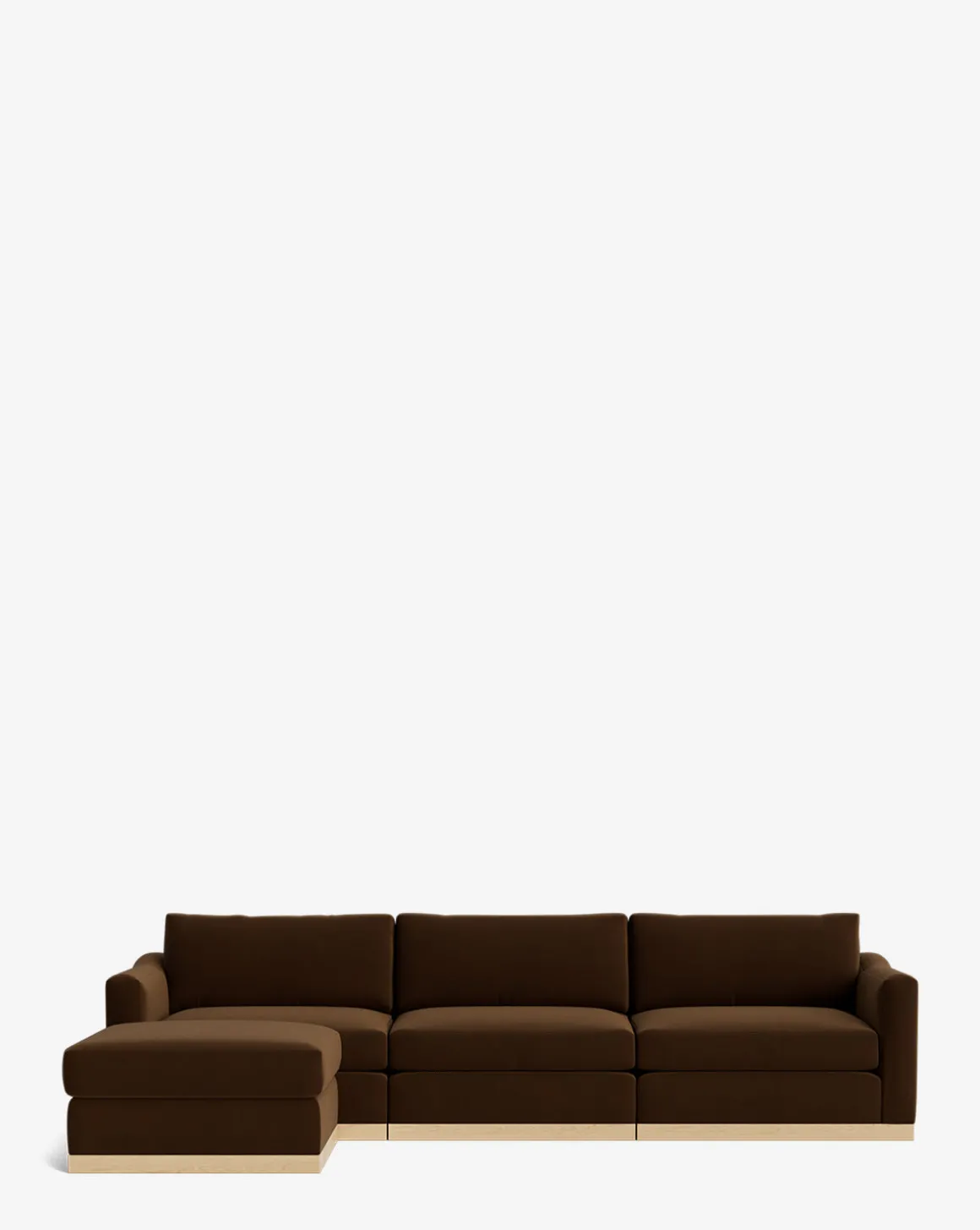 Vernon Modular Sofa with Ottoman 121"