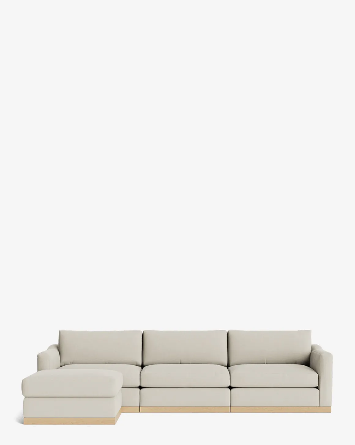 Vernon Modular Sofa with Ottoman 121"