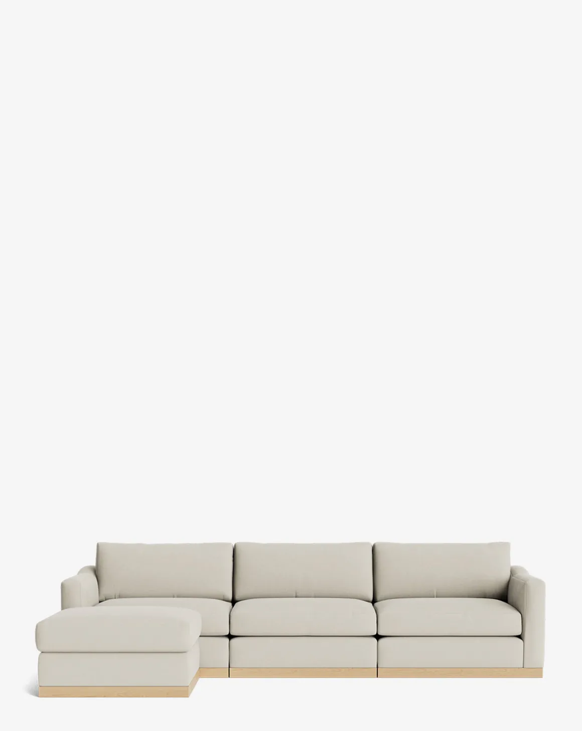Vernon Modular Sofa with Ottoman 121"