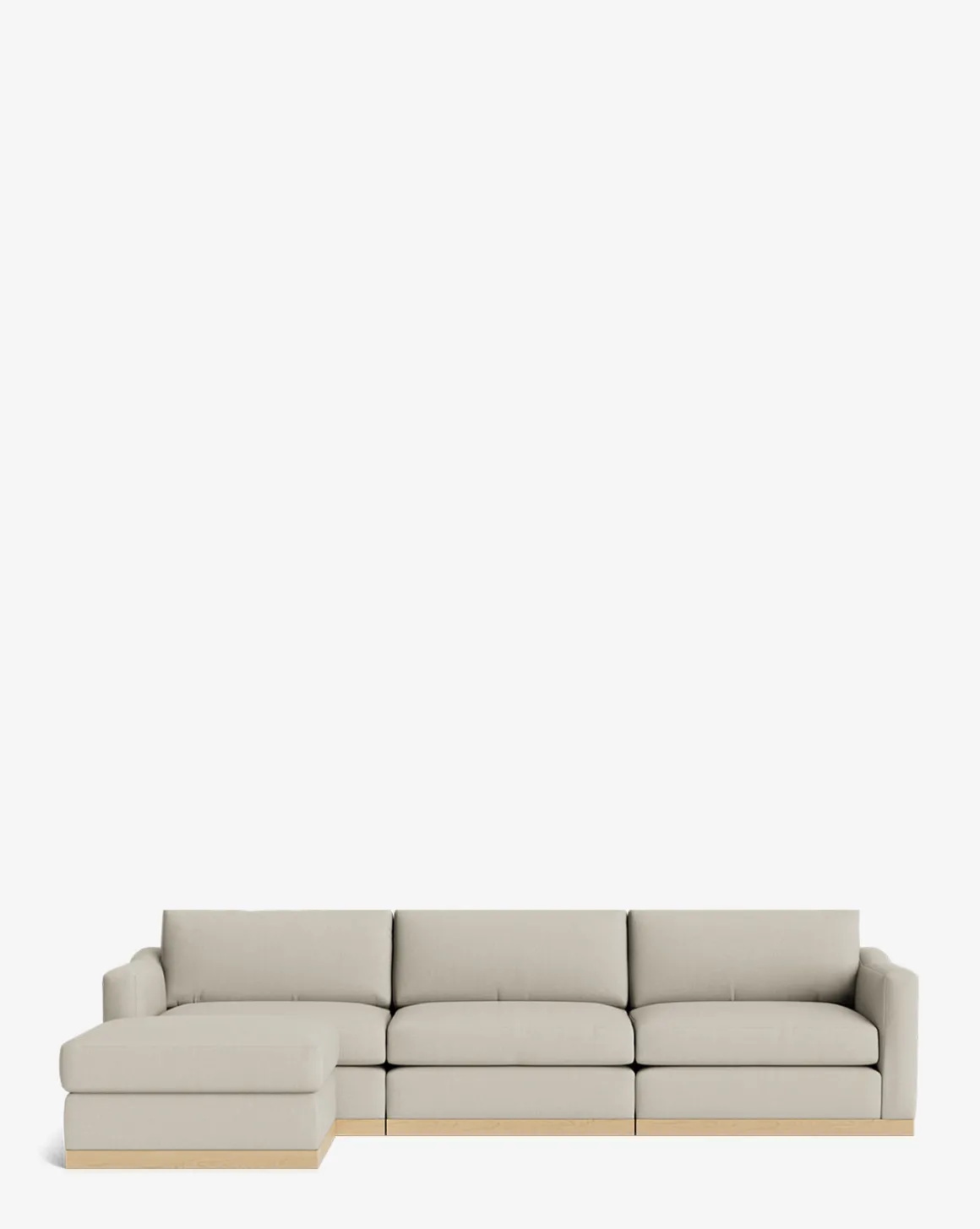 Vernon Modular Sofa with Ottoman 121"