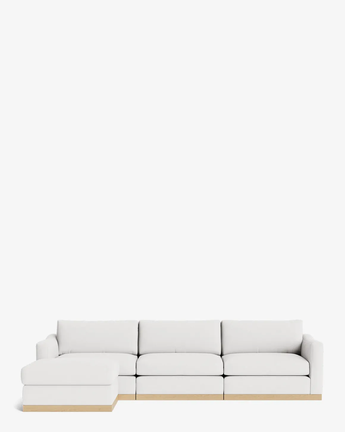 Vernon Modular Sofa with Ottoman 121"