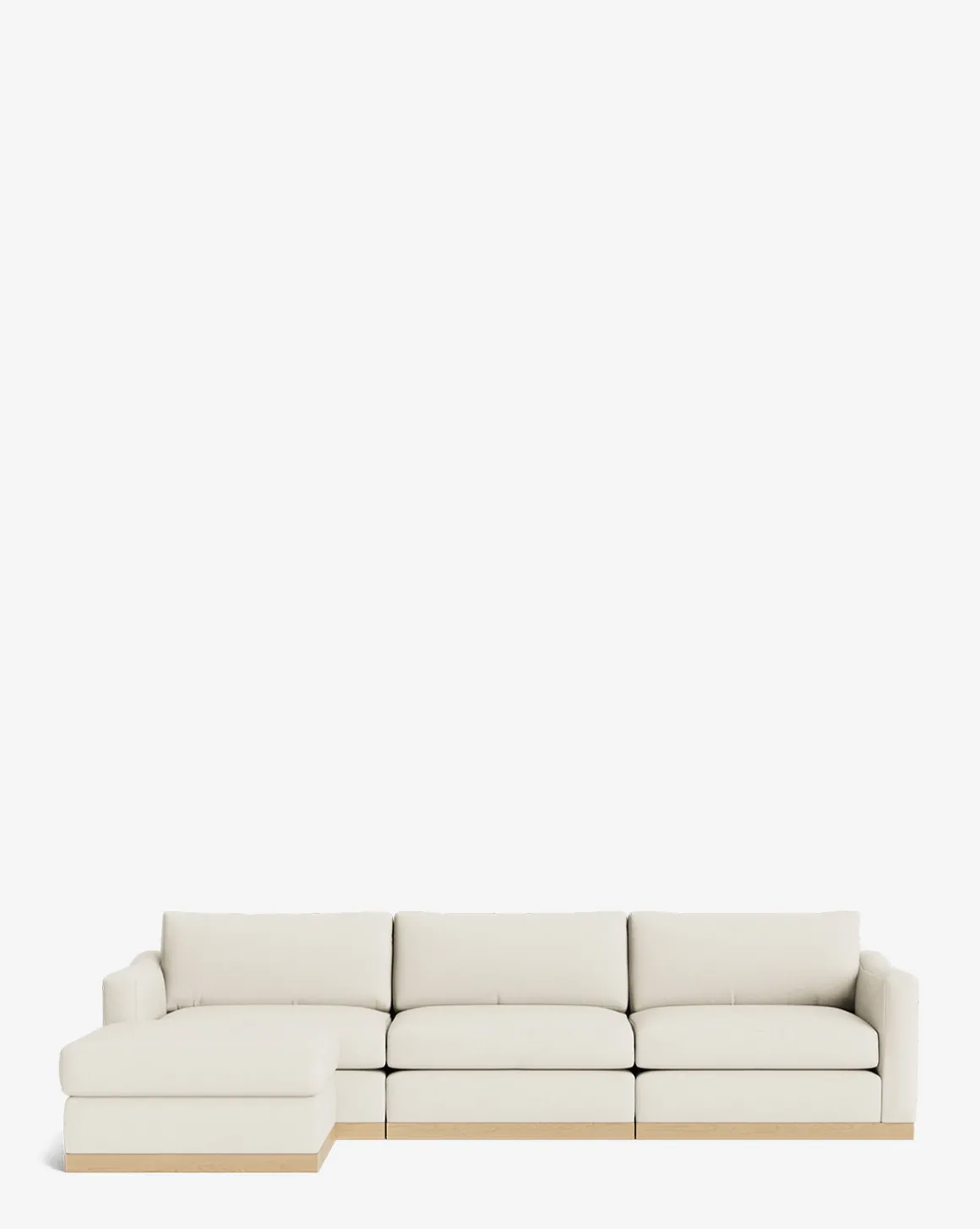 Vernon Modular Sofa with Ottoman 121"