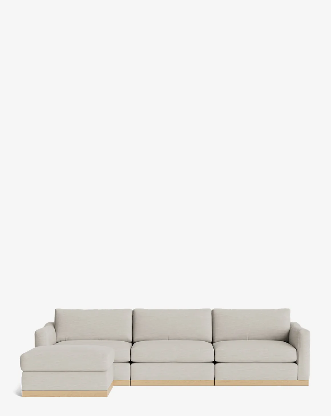 Vernon Modular Sofa with Ottoman 121"