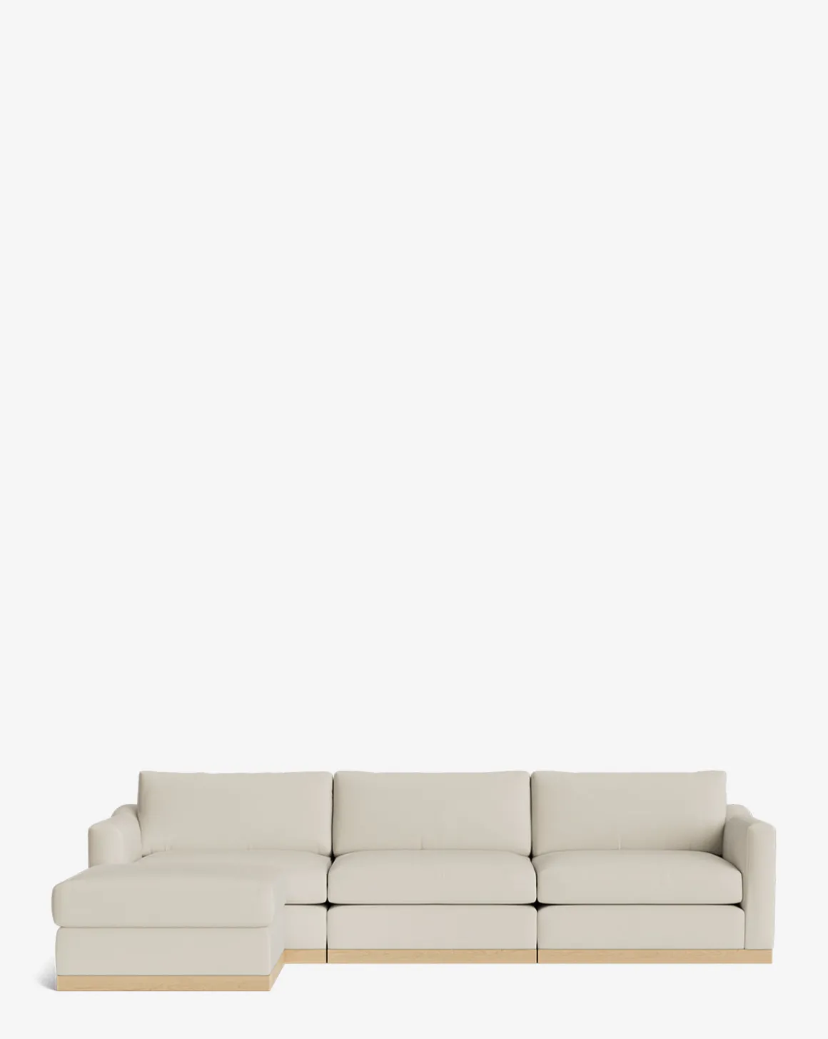 Vernon Modular Sofa with Ottoman 121"