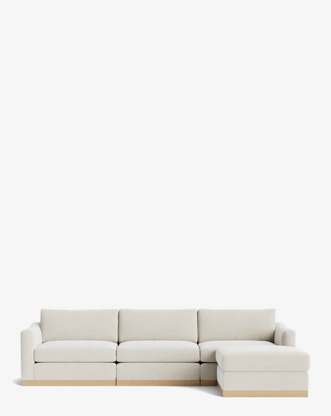 Vernon Modular Sofa with Ottoman 121"
