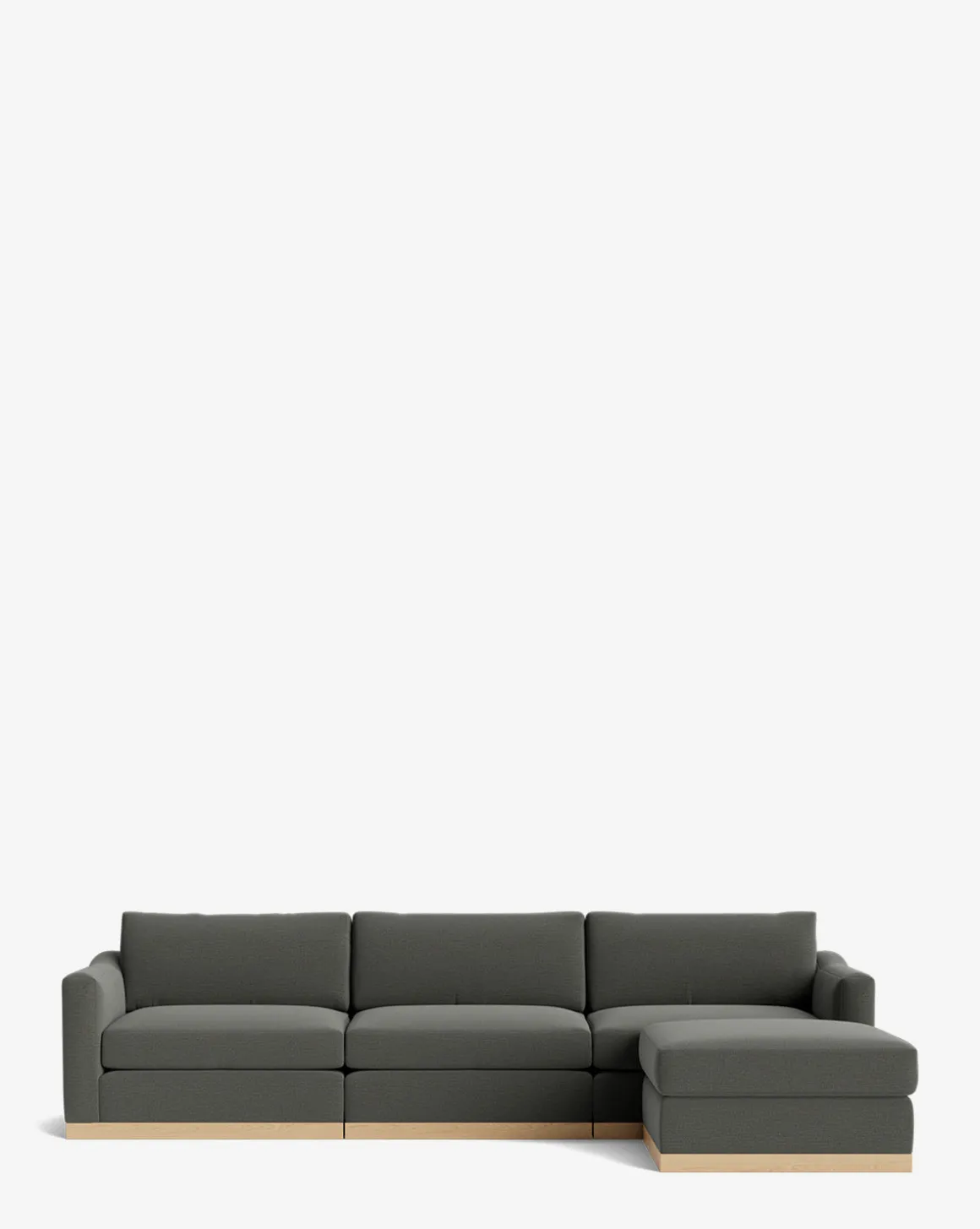 Vernon Modular Sofa with Ottoman 121"