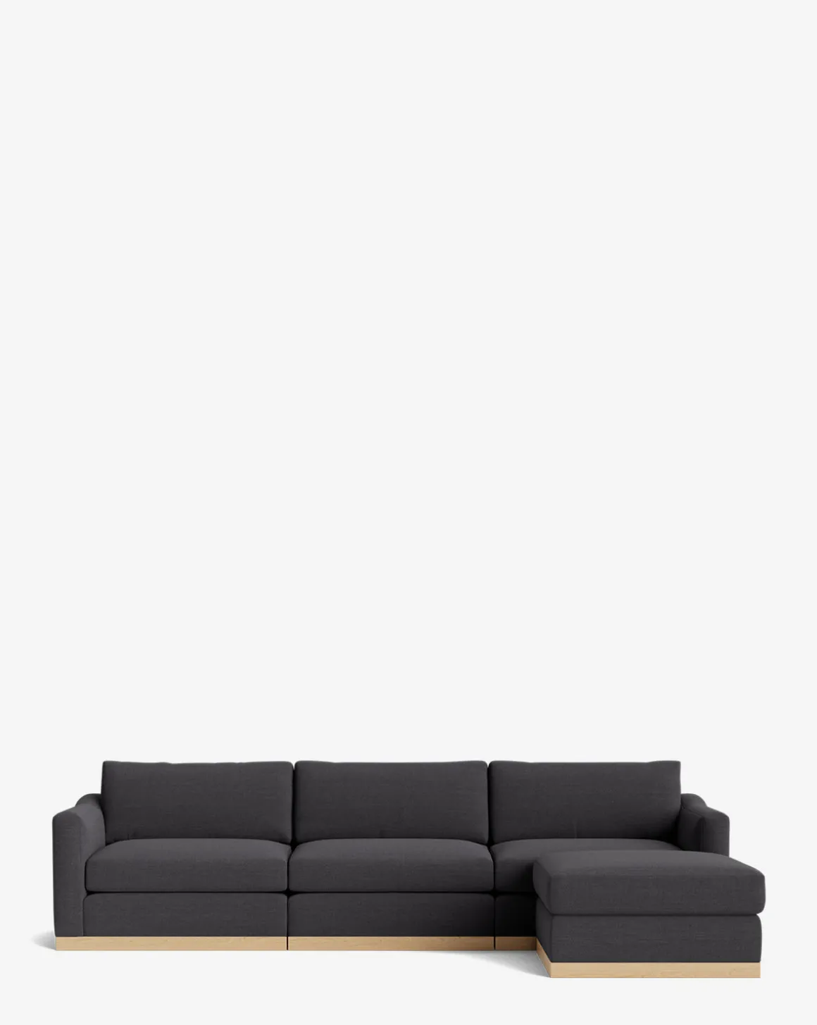 Vernon Modular Sofa with Ottoman 121"