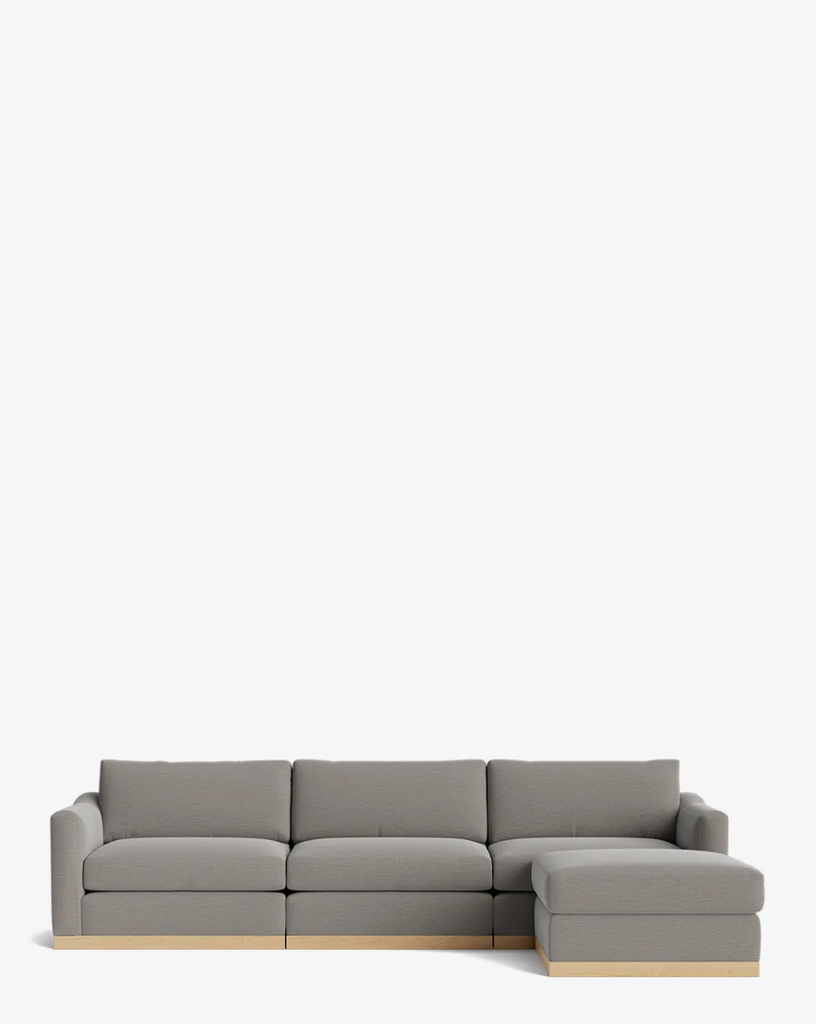 Vernon Modular Sofa with Ottoman 121"