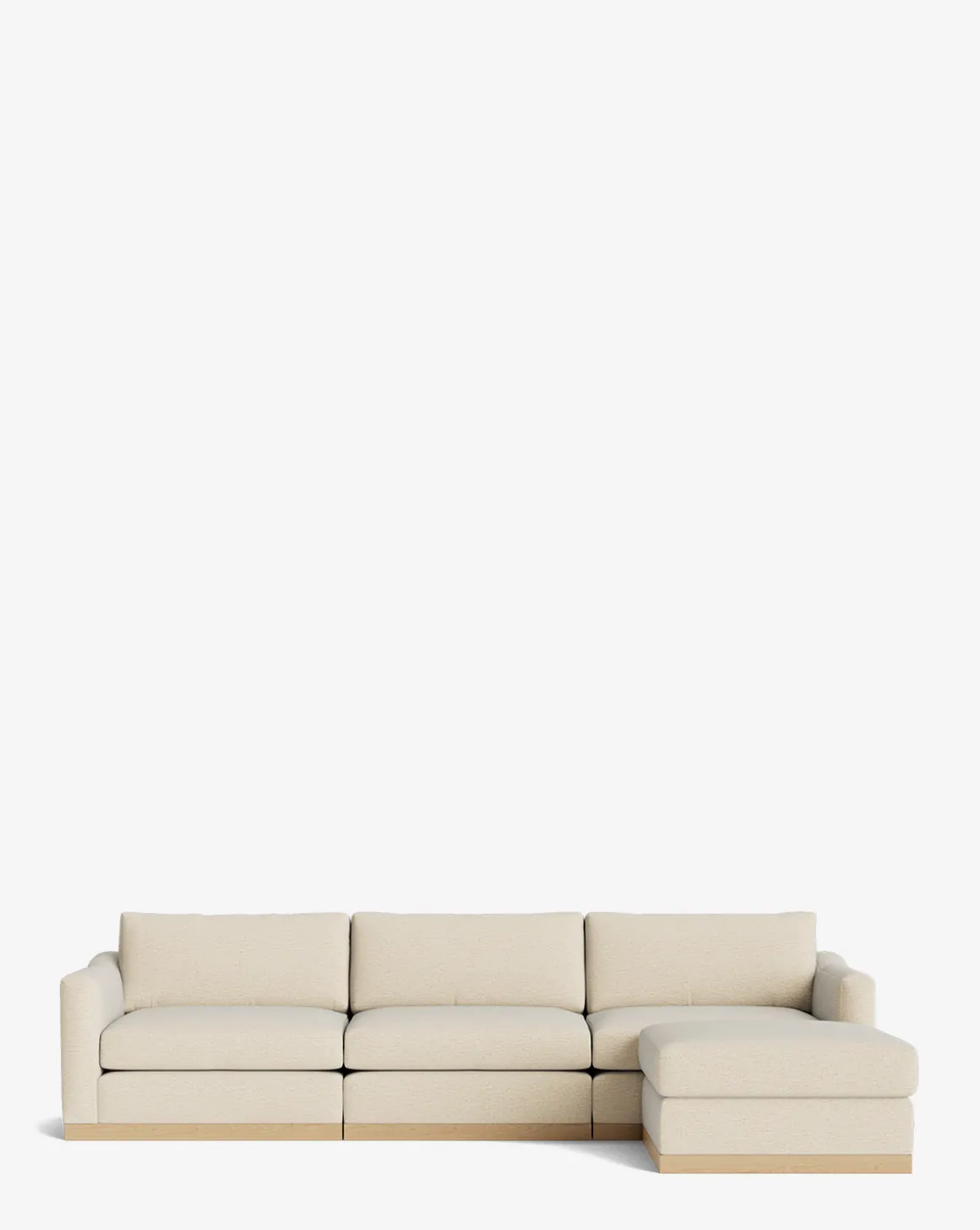 Vernon Modular Sofa with Ottoman 121"