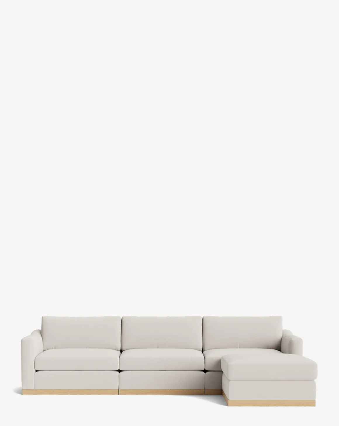 Vernon Modular Sofa with Ottoman 121"