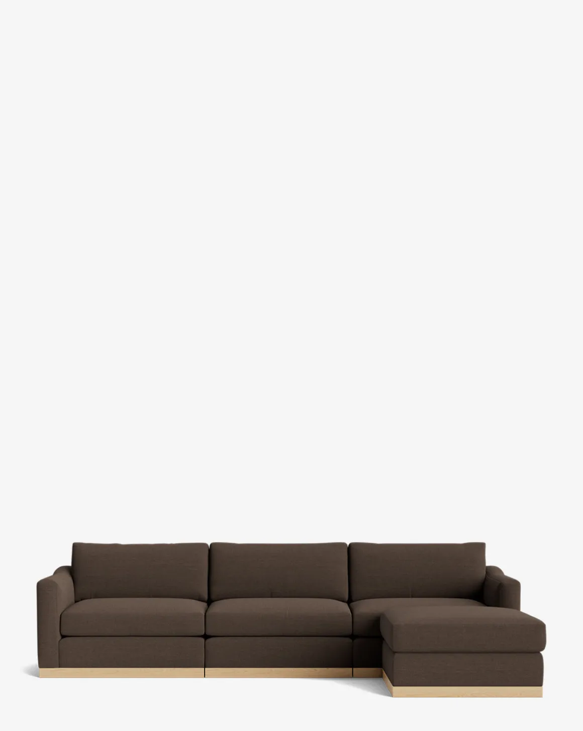 Vernon Modular Sofa with Ottoman 121"