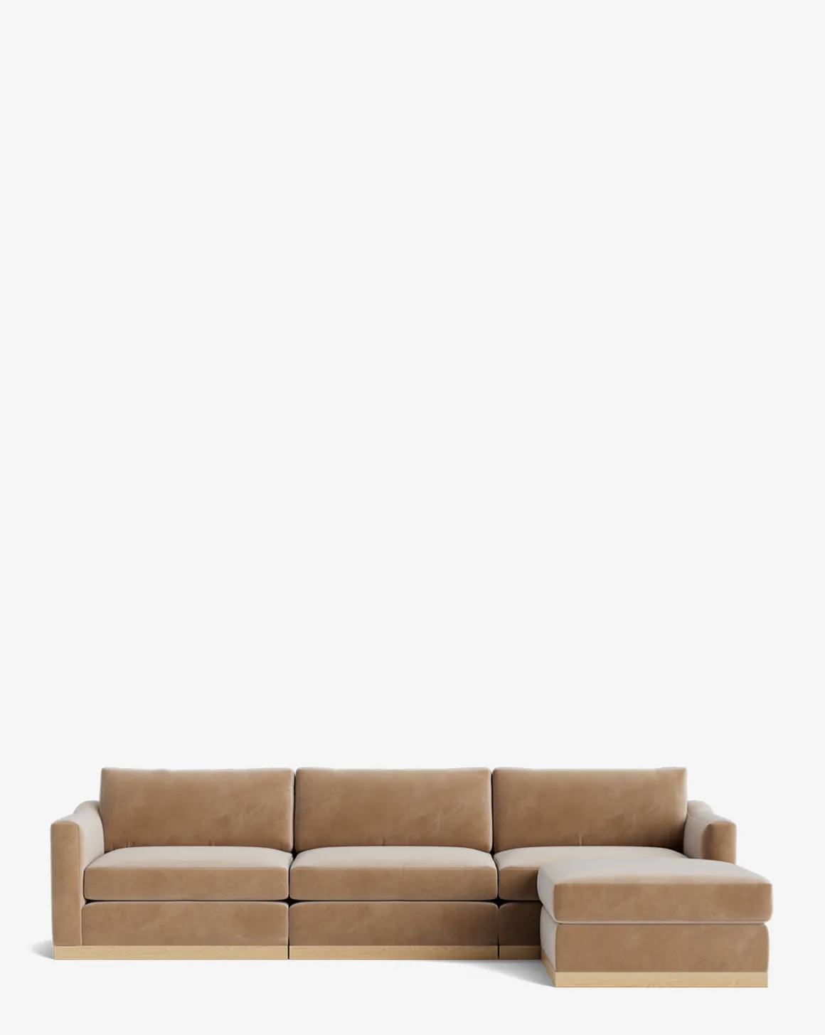 Vernon Modular Sofa with Ottoman 121"