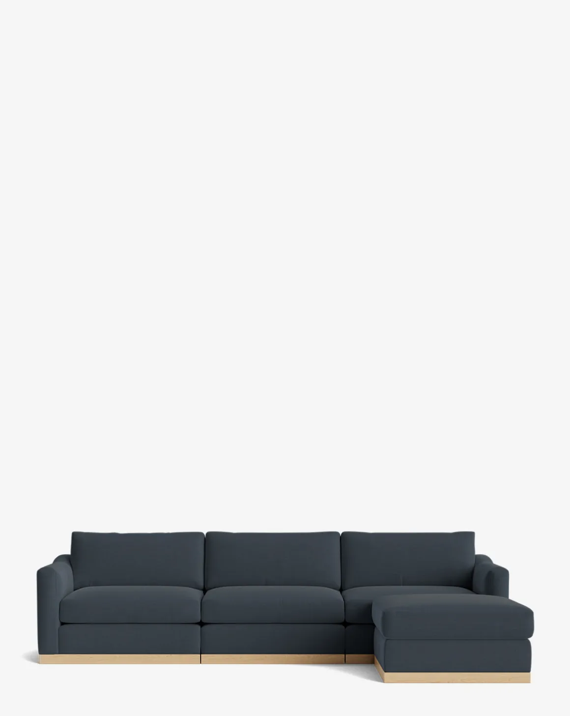 Vernon Modular Sofa with Ottoman 121"