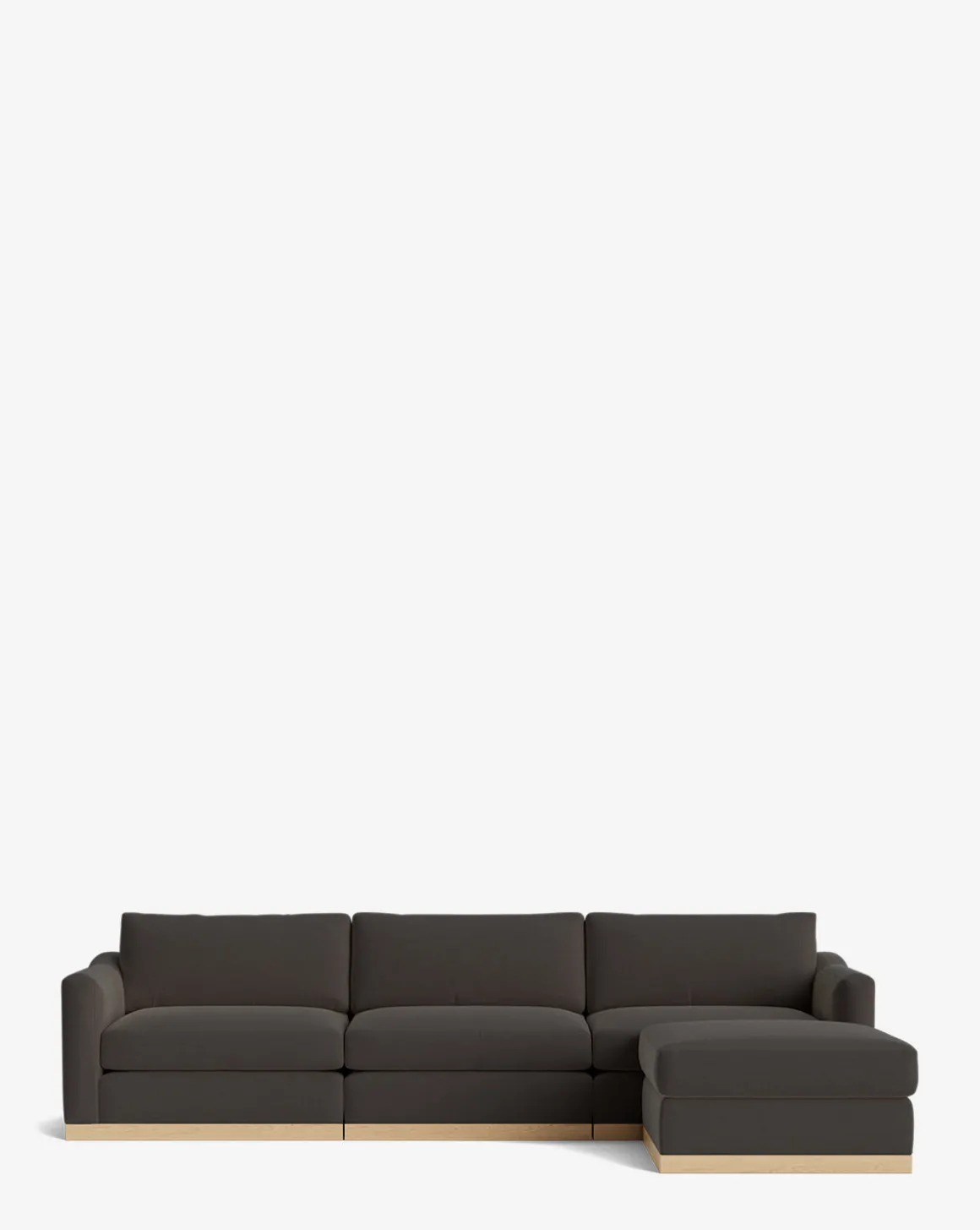 Vernon Modular Sofa with Ottoman 121"