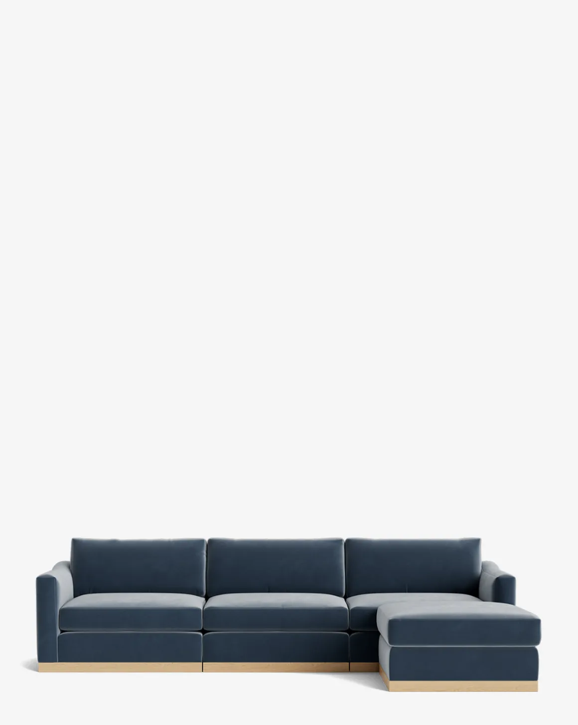 Vernon Modular Sofa with Ottoman 121"