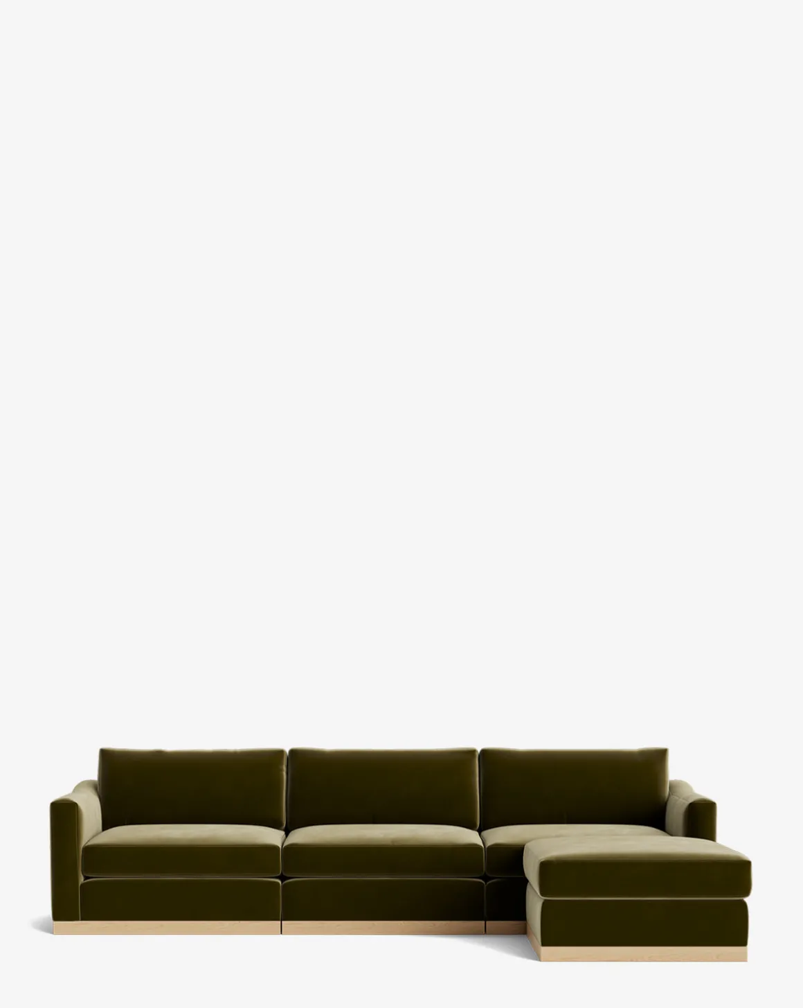 Vernon Modular Sofa with Ottoman 121"