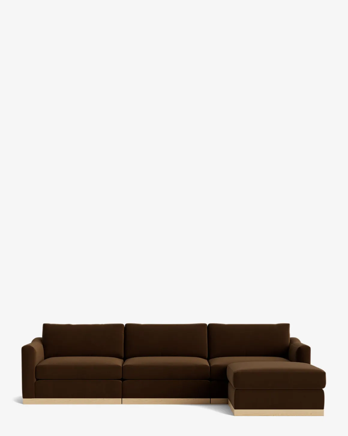 Vernon Modular Sofa with Ottoman 121"