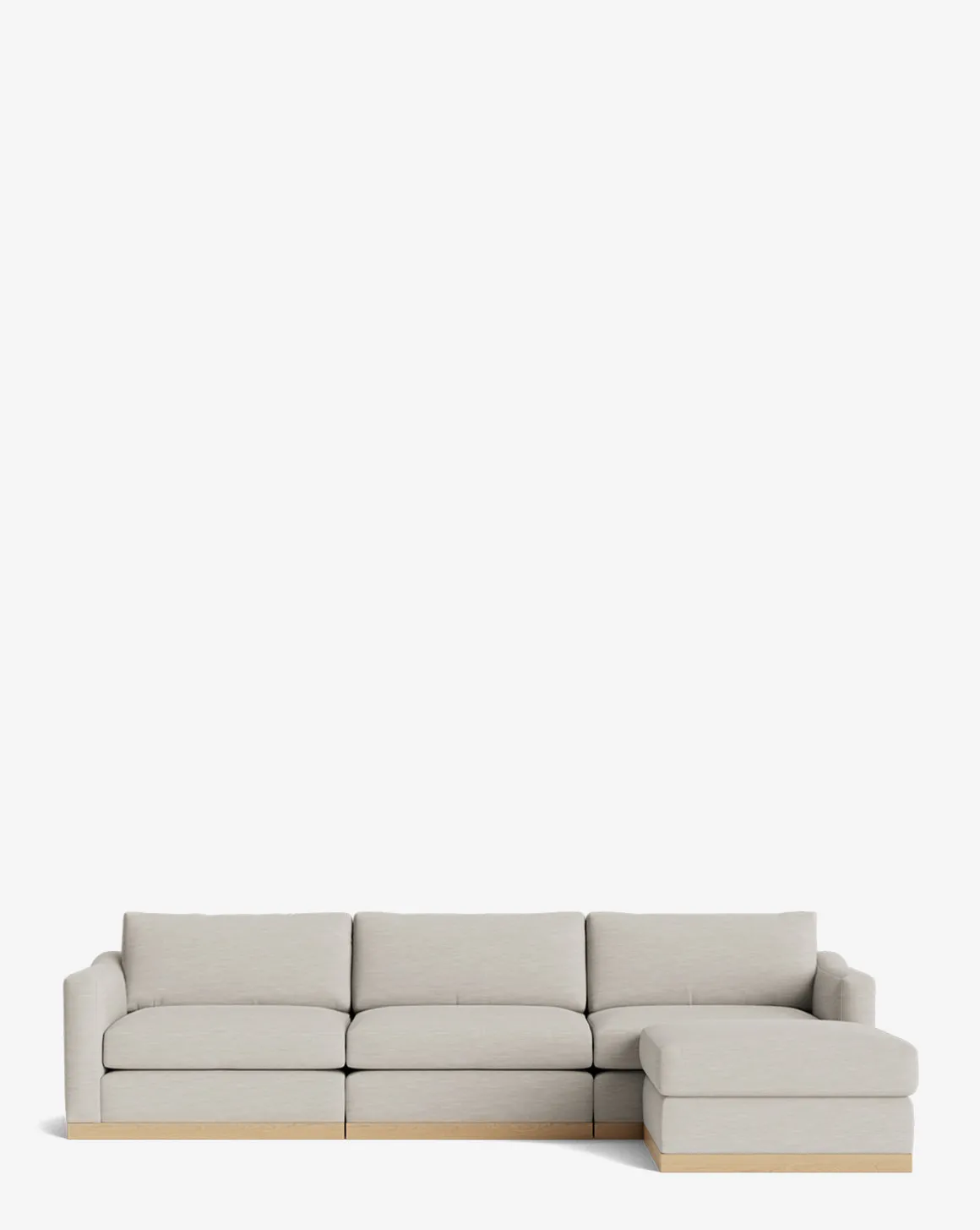 Vernon Modular Sofa with Ottoman 121"