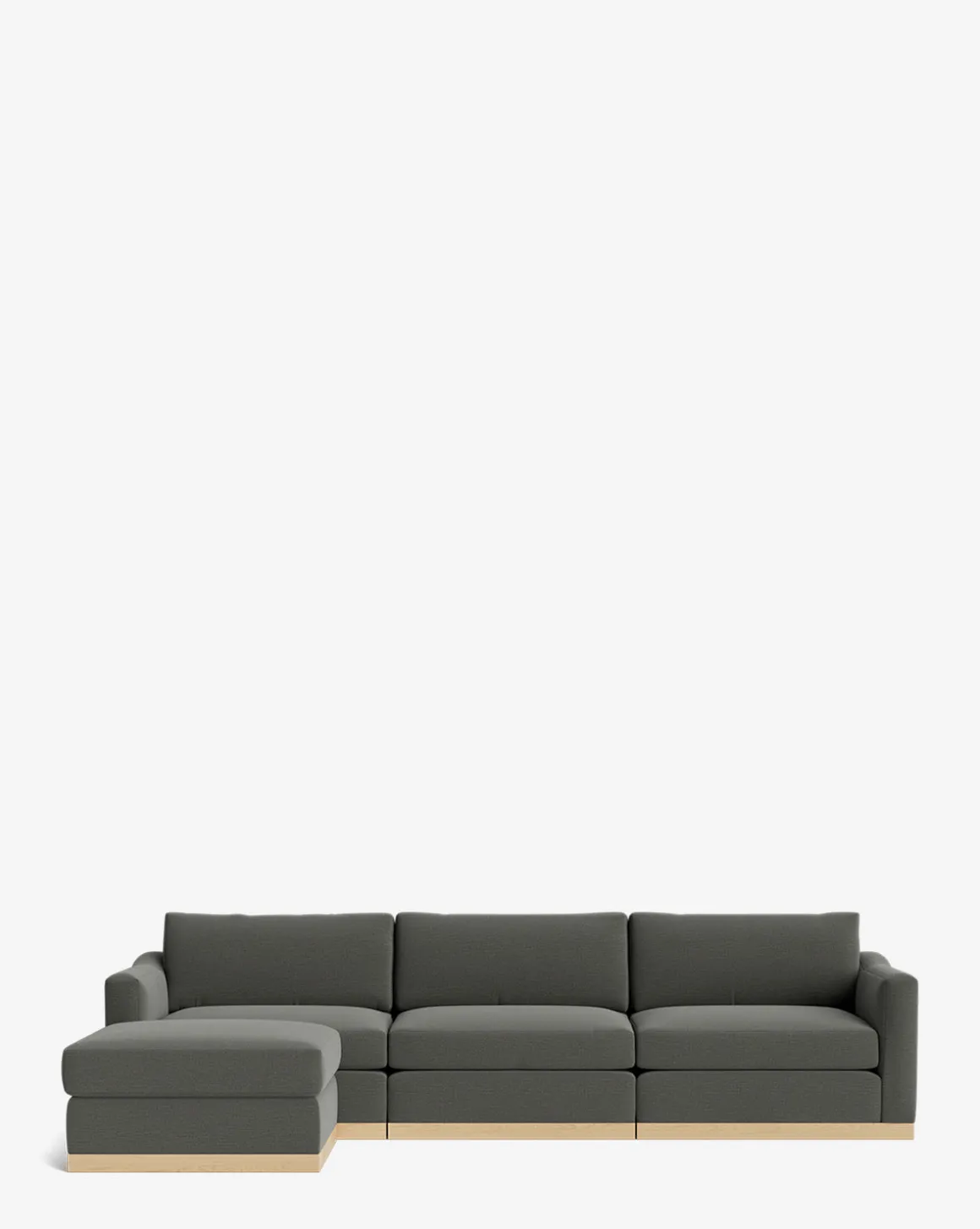 Vernon Modular Sofa with Ottoman 121"