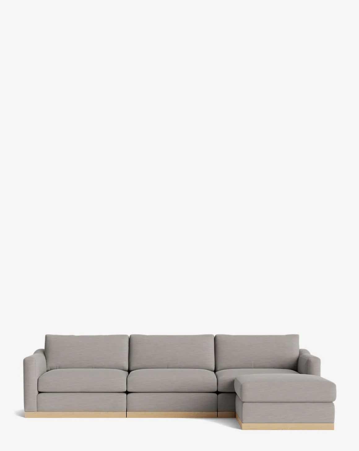 Vernon Modular Sofa with Ottoman 121"