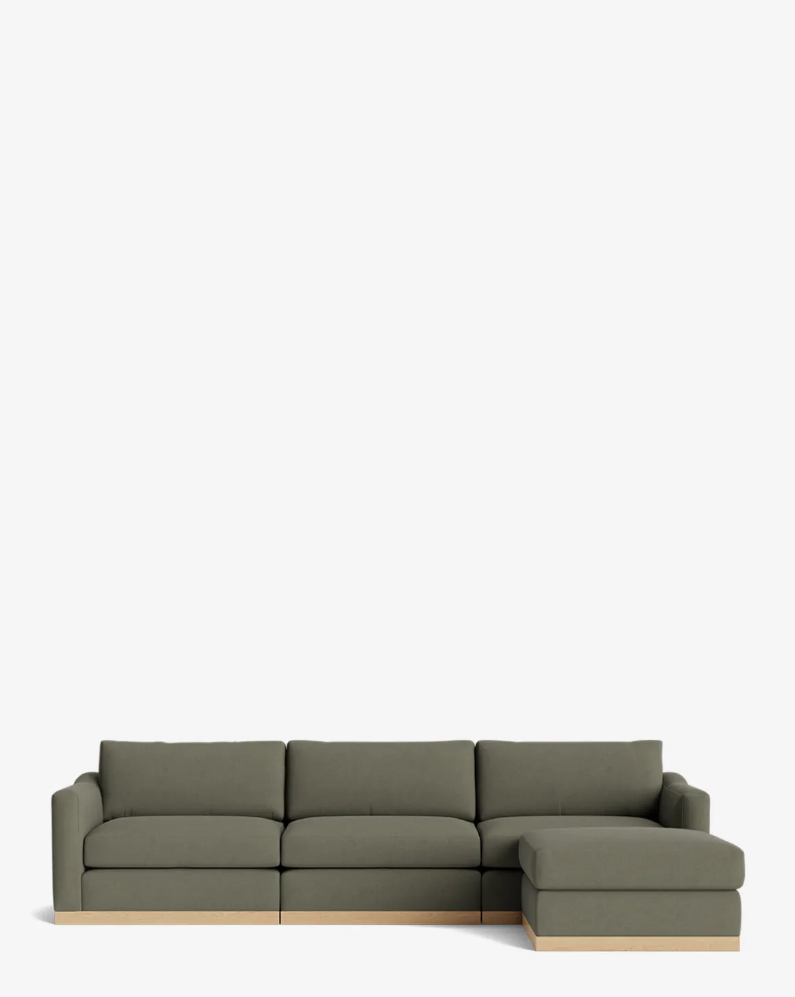 Vernon Modular Sofa with Ottoman 121"