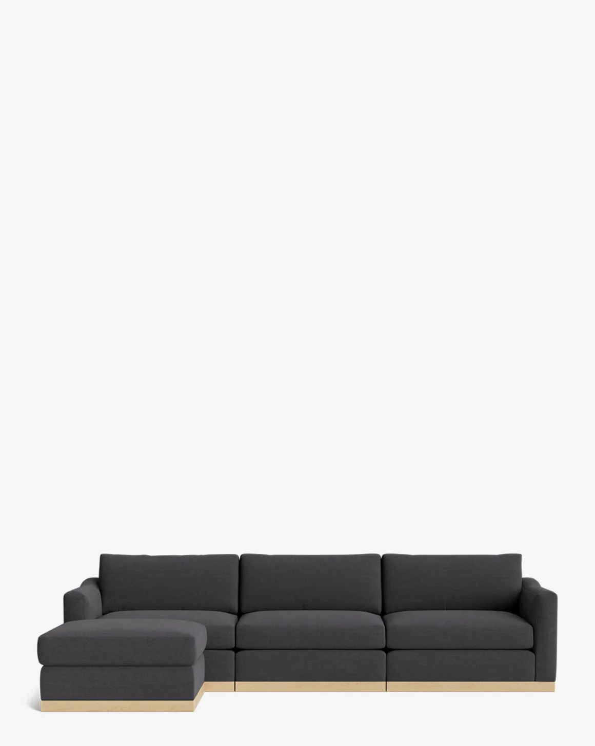 Vernon Modular Sofa with Ottoman 121"