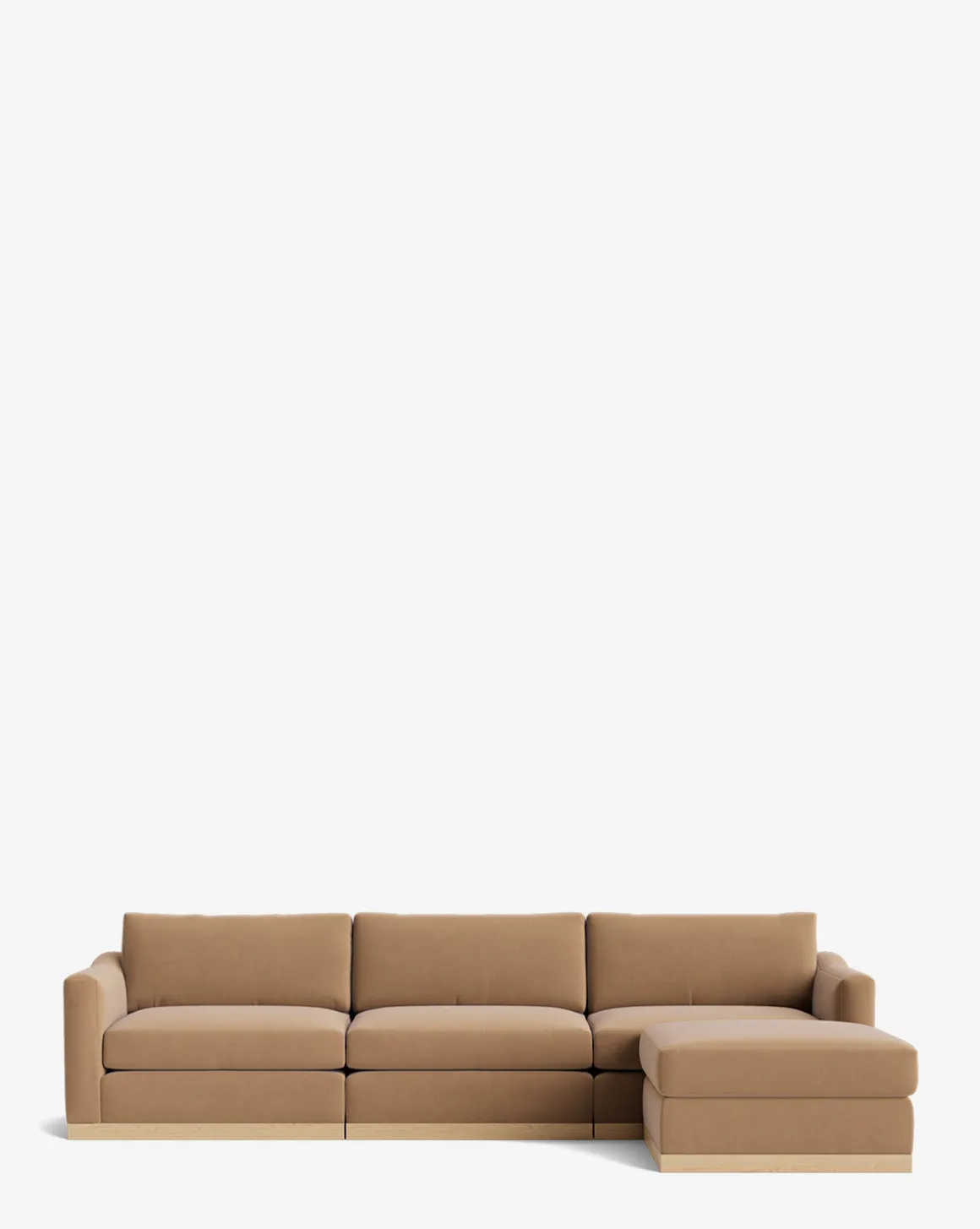 Vernon Modular Sofa with Ottoman 121"