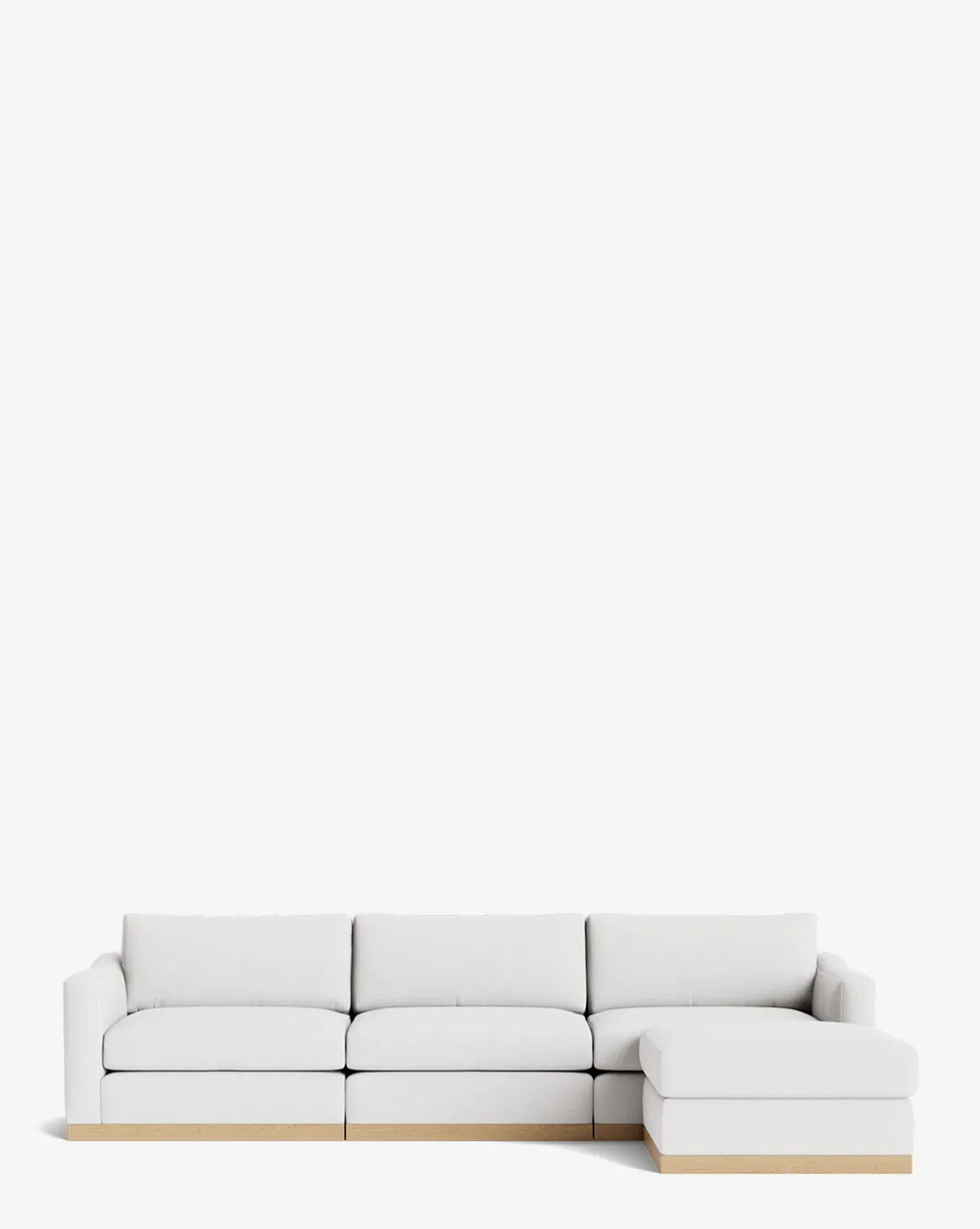 Vernon Modular Sofa with Ottoman 121"
