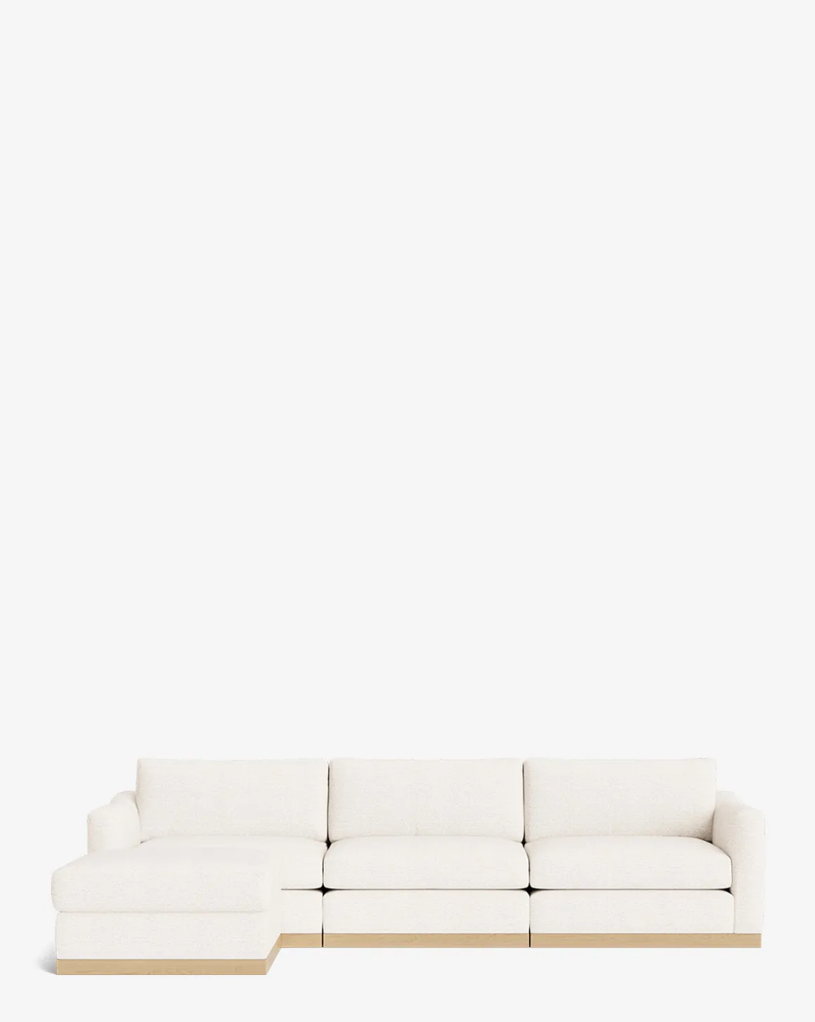 Vernon Modular Sofa with Ottoman 121"