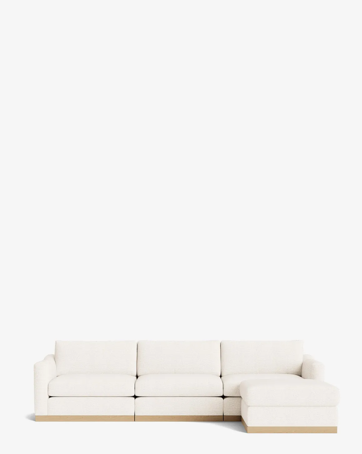 Vernon Modular Sofa with Ottoman 121"