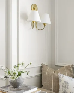 Wainwright Double Swoop Sconce