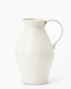 White Ceramic Pitcher