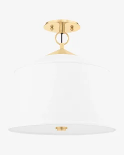 White Plains Semi-Flush